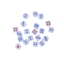 20Pcs 12mm Opaque Six Sided Spot Dice Games D6 RPG Playing Toys  ME