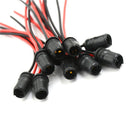 10PCS T10 Light Bulb Extension Socket Holder Soft Rubber Push-in Wedge Base  Z