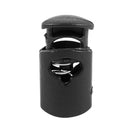 28 mm x 15 mm Cord Stopper Drawstring Stopper, Black, 20 Pieces K4I3