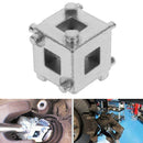 Rear disc brake caliper piston rewind/wind back cube tool 3/8" drive tool FT