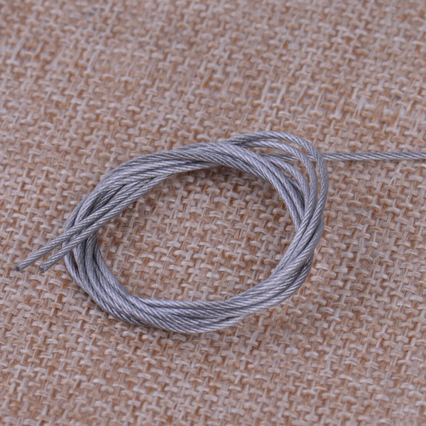 2Pcs Car Parts 1/10 RC Crawler Steel Rope fit for Axial SCX10 Tamiya CC01 RC4WD