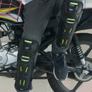 4Pcs Reflective Motorcycle Elbow Knee Pad Set Motocross Sports Protection Gear