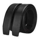 Men's Leather Belt Headless Double-sided Lychee strip Automatic BuckleWaistbanME