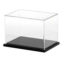 36x16x16cm Acrylic Display Case, Black Gloss Base, Dustproof, Assembled Box