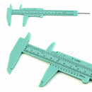 New 6Inch 150mm Mini Plastic Sliding Vernier Caliper Gauge Measure Tool Ruler
