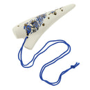 Alto C 12 Holes Ceramic Ocarina Easy to Learn for Beginner