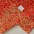 3Pcs Red Rod Pocket Short Tier Curtains Panels Half Drapes for Bathroom