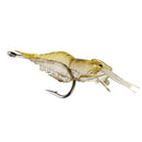 5Pcs 4cm 2g Fishing Lure Soft Super-Lightweight Vivid Shrimp Prawn Bait Sha W3Y5