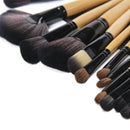 Pro 24 Pcs Makeup Brushes Cosmetic Tool Eyeshadow Powder Brush Set w/ Case