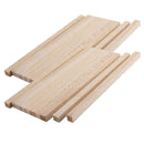 20pcs Square Wood Stick Wooden Dowel for Making Trunk Pole Hobby Craft 20cm