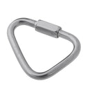 Durable Stainless Steel Triangle Screw Locking Hook Quick Link Clip Buckle