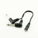 3.5mm Mini 1/8 inch TRS Stereo Female Jack to Dual 1/4 6.35mm Male Plug Mon