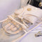 Women's 2 in 1 Clear Fashion Backpack Transparent Travel Beach Shoulder Han M6N2