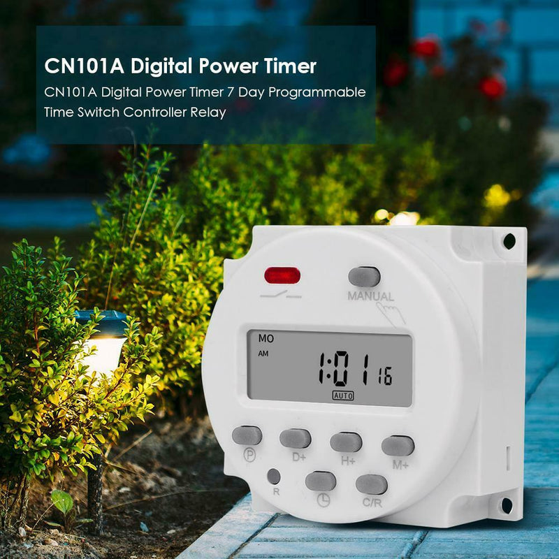 CN101A Digital Timer 7 Day Programmable Time Switch Controller Relay (12V)