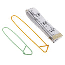 51pcs Metal Crochet Hooks Plastic Needles Stitch Markers Counter DIY Toolkit