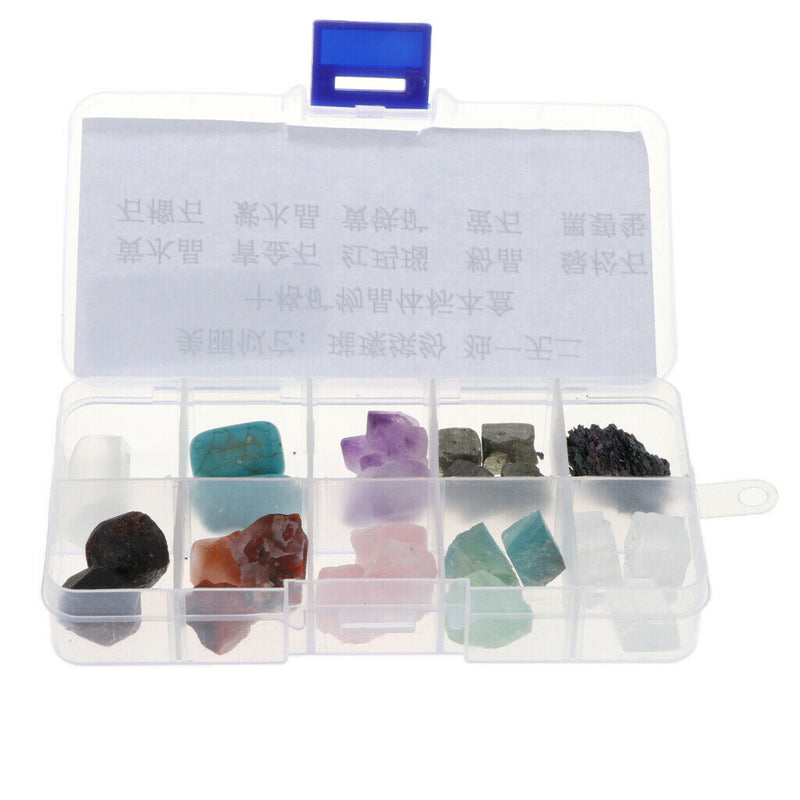 Box fo 10pcs Rock and Mineral Collection Kit for Kids | Rock Science Kit |