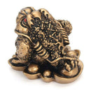 Chinese Feng Shui Money Lucky Fortune Wealth Toad Coin Home Decoration Home K7A6