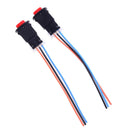 2x Motorcycle hazard light switch warning flasher emergency signal w/3 wires LJ