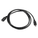 1.5m Mini USB B 5pin Male To Female Extension Cable Cord Adapter Black
