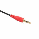 Headphone Splitter for Computer, Earphone Adapter for PC Audio & Mic, 3.5mm