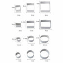 Cookie Cutter Stainless Steel 24 PCS Cookie Cake Cutters with Box DIY Mini  I6H6