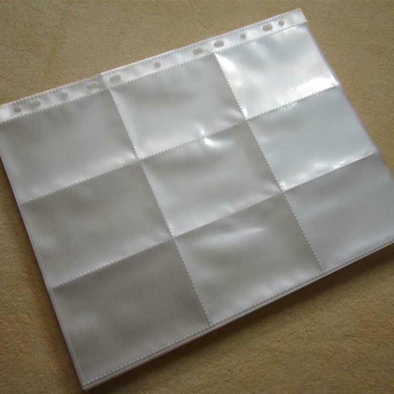 10PCS 9-grid Cards Holder Nine Grid Card Book Game Card Collection Organizer
