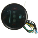 2 inch 52mm Car Motorcycle Fuel Level Meter 12V 8LED Oil Fuel Gauge Universal