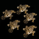 5Pcs Feng Shui Pocket Toad Frogs Fortune Keychain Charm Bag Pendant Home DeSEAU