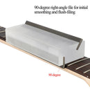Fret end beveling-flushing files(35 degrees and 90 degrees) luthier tool, 150mm