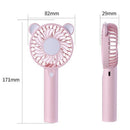 Cute Mini Portable Handheld Cooling Fan & Usb Rechargeable Desk Quiet Air C