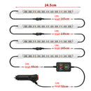 1PCS 5050 RGB SMD 48LED 12V LEDS SMD LED Strip Light Waterproof +APP Controller