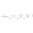10 LED Dimmable Mirror Lights Bulbs Kit USB Lamp Vanity Hollywood Style Make Up