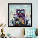 Animals DIY 5D Full Diamond Painting Embroidery Diamond Painting Owl U7C3 X P2E1