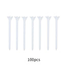 100pcs ABS Portable Outdoor Golf Nail White Golf Train Aid for Beginer Tool