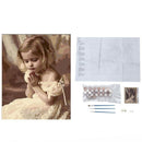 Diy Oil Painting by Numbers, Paint by Number Kits - Pray Girl 16*20 inches