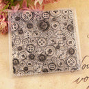 6pcs DIY Transparent Stamps Silicone Handbook Photo Cards Album Seals Decor