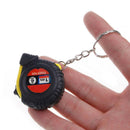 Retractable Ruler Key Chain Mini Pocket Size Metric_4x4.5x1.6cm