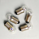 Lots 10Pcs Mini E10 LED Screw Base Light Bulb 2.5V/0.3A Flashlight Lab Lamp