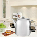 Stainless Steel Coffee Pot Cold Water Kettle Juice Pot Afternoon Tea Coffee X6Y9