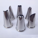 6pcs Icing Piping Nozzles Tips Tool Set For Cake Puff Decorating Sugarcraft B JR