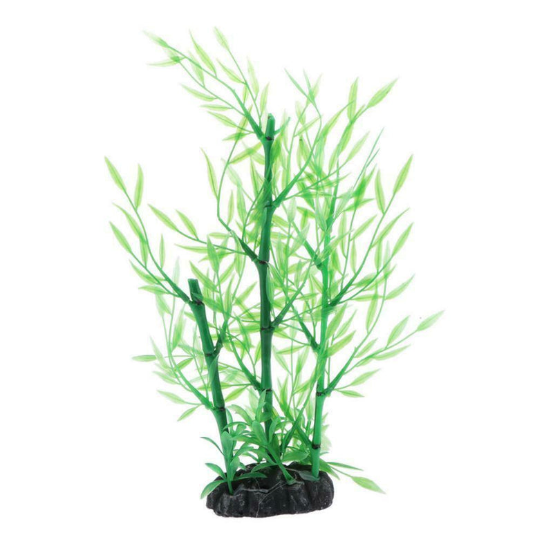 1 Pcs Aquarium Decorations Green Bamboo Plants Ornament Fits For Fish Tank