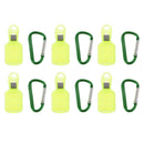 6pcs Shrimp Fishing Lure Cover Squid Jig Hook Protector D Keychain
