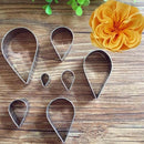 7pcs Stainless Steel Cookie Cutter Mold Pastry Mould Cake Decorating Useful