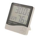 Digital Thermometer Humidity Meter Room Car Temperature Hygrometer Clock