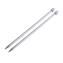 11 Sizes Stainless Steel Knitting Needles Single Pointed Knitting Tools