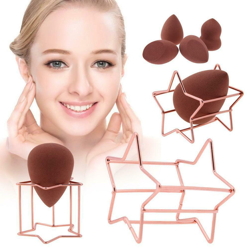 Beauty Water Drop Puff Stand Bracket Gourd Puff Drying Holder Makeup Tool A
