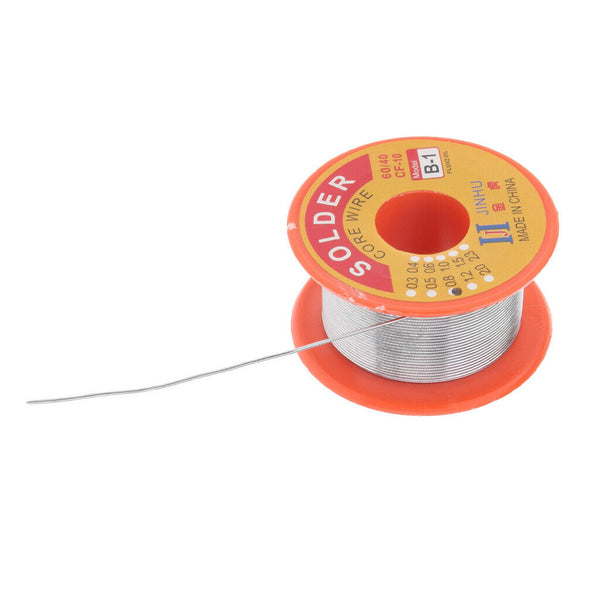 High-quality 0.8mm 50gram 60/40 Tin Lead Roll Rosin Core Soldering Wire Reel,