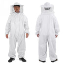 Cotton Beekeepers Bee Suit Professional Full Body Bee Remover Gloves Hat Cl