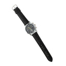 Wristwatch Quartz Black dial Roman numerals PU Bracelet for Men