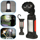 16LED Magnetic Inspection Flashlight Torch Hanging Work light Focus Camping Lamp